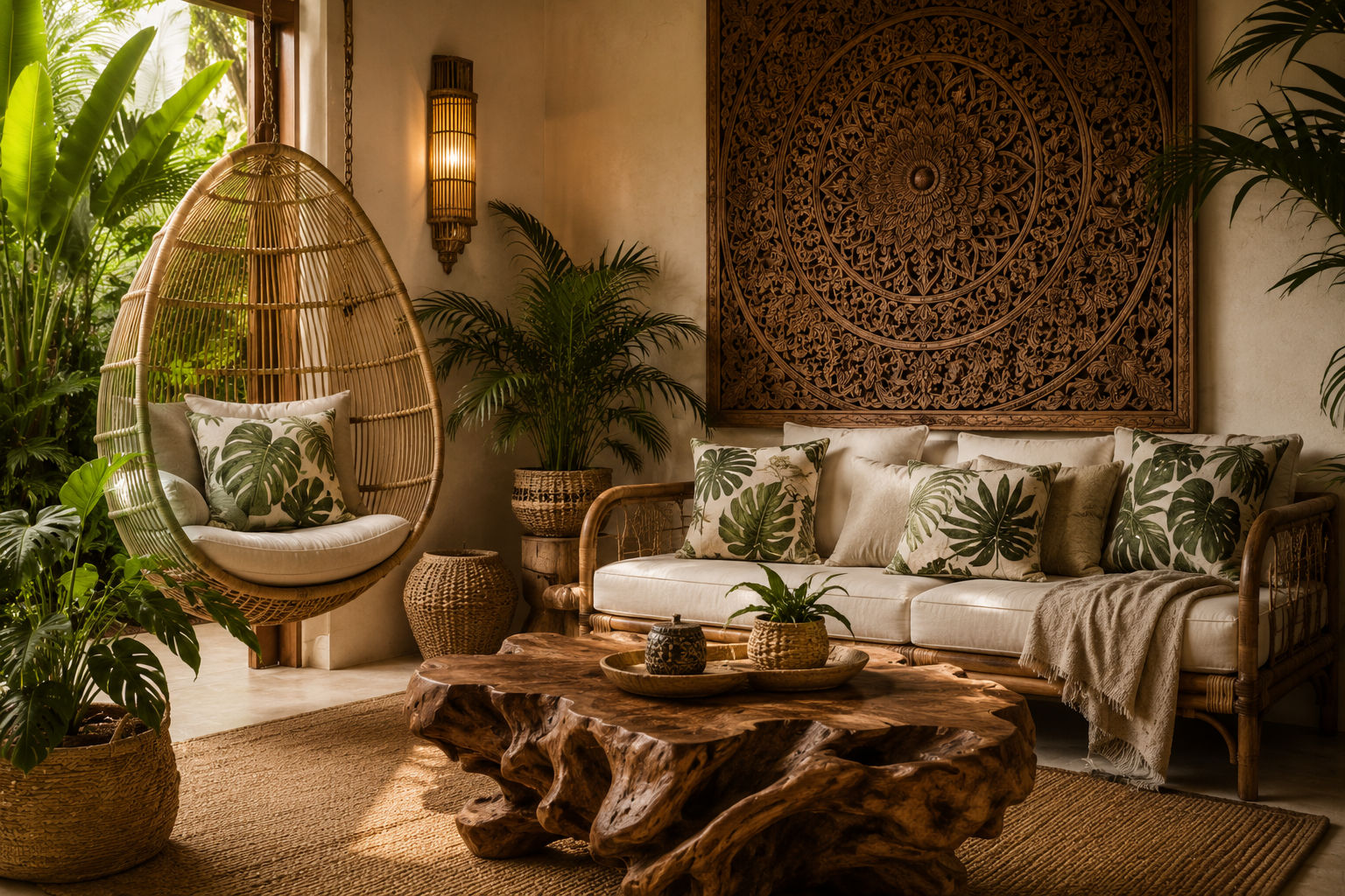 Salon Tropical Balinais : 5 Objets Paradisiaques