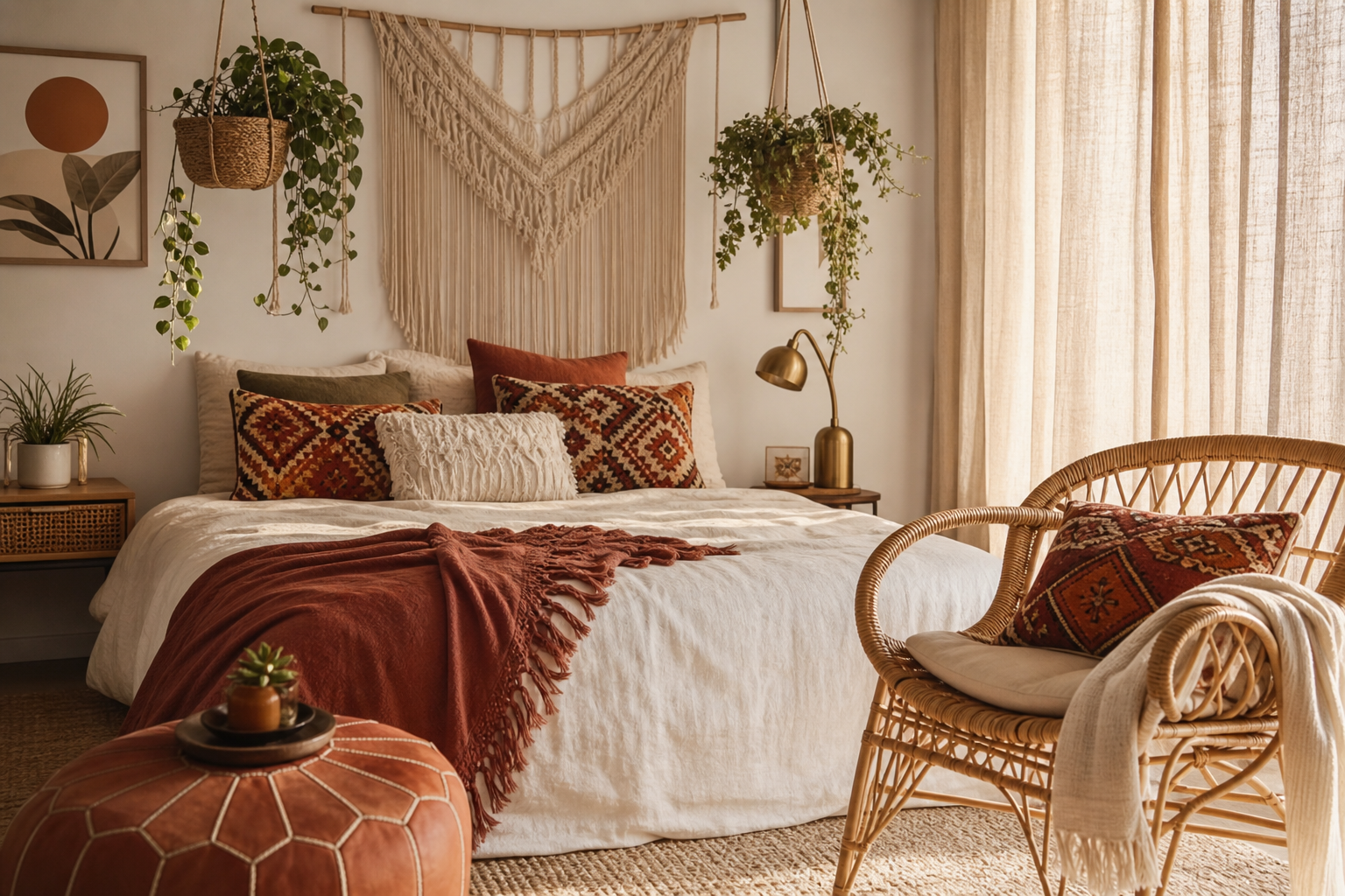 Chambre Bohème : 5 Objets Essentiels pour un Cocon Boho Chic