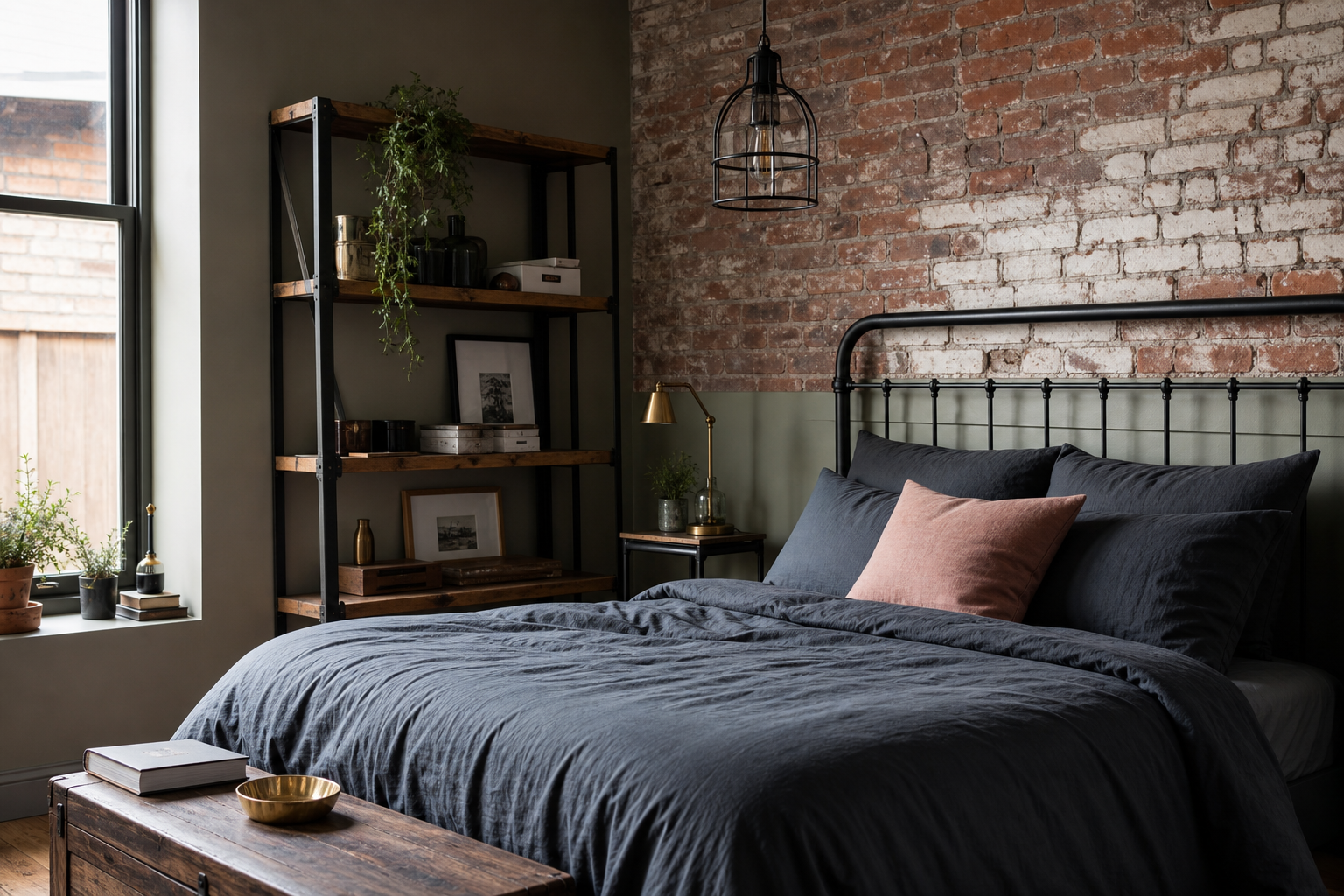 Chambre Industrielle : 5 Pièces Essentielles pour un Loft Urbain